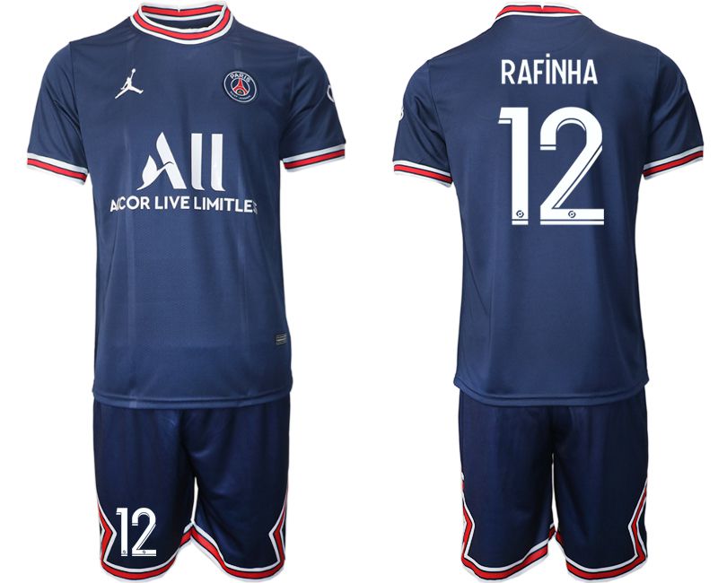 Men 2021-2022 Club Paris St German home blue #12 Soccer Jersey